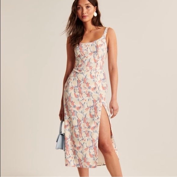 abercrombie corset seamed midi dress & Fitch | Dresses | Nwot Abercrombie Fitch featuring corset Women's Claw Toe Shoes | Womens Claw Toe Footwear Size:46 Long Jacket+40 Waist Adjust 36 to 42)(Height:6-6.4